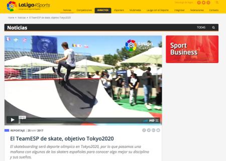 LaLiga4Sports, con el skateboarding español