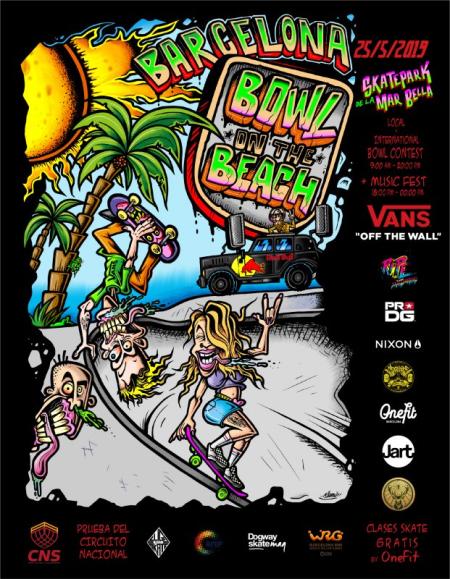 Este sábado 25 de mayo se disputará el ‘Bowl on the Beach’, la primera fecha de Park del III Circuito Nacional