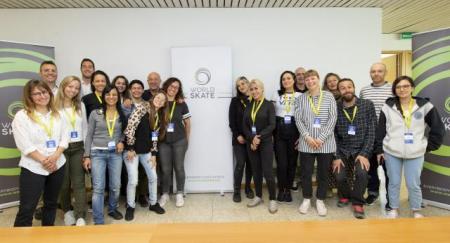 Alain Goikoetxea y Verónica Trillo, presentes en el curso técnico internacional de la World Skate