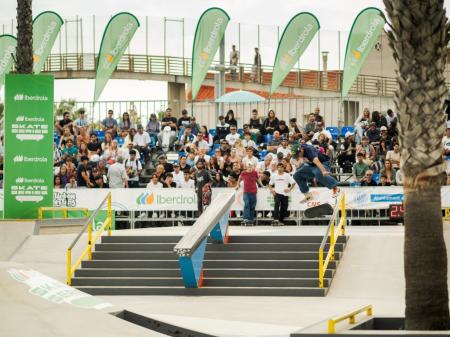 Celebrada con éxito en Badalona la primera parada de las Iberdrola Skate Series
