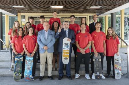 La Real Federación Española de Patinaje presenta en el CSD el plan de desarrollo del skateboarding