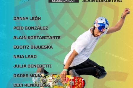 Convocatoria de la selección española de Skate para el Pro Tour 2024 de Dubai