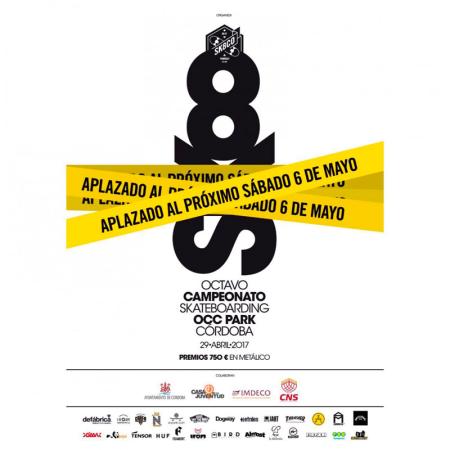 El OCC Park de Córdoba tiene nueva fecha para acoger el 8º Campeonato de Skateboarding