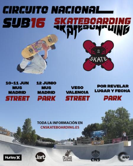 El Valencia European Skate Open, nueva sede la segunda prueba del Circuito Nacional Sub-16 de Street